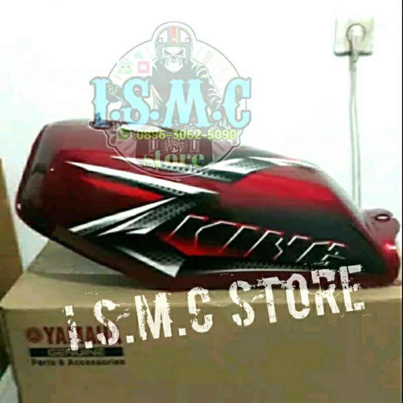 tangki Yamaha RX king 2008 warna merah maroon