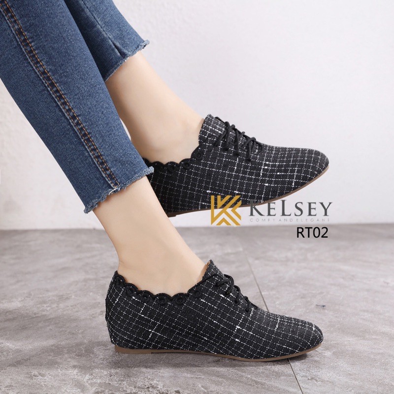 NICOLE SEPATU WEDGES WANITA KELSEY RT02