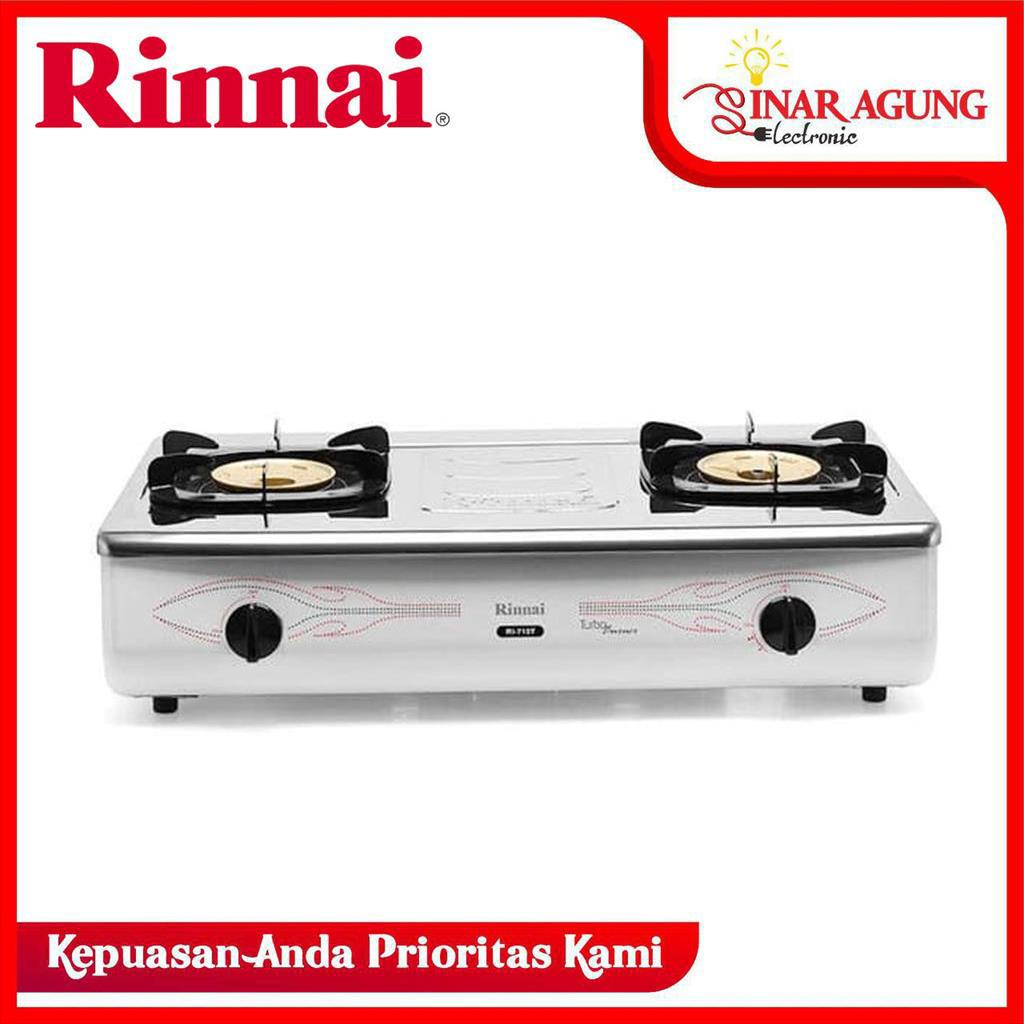 Jual Kompor Gas Rinnai Ri712t Ri 712t Ri 712 T 2 Tungku 100 Ori Shopee Indonesia