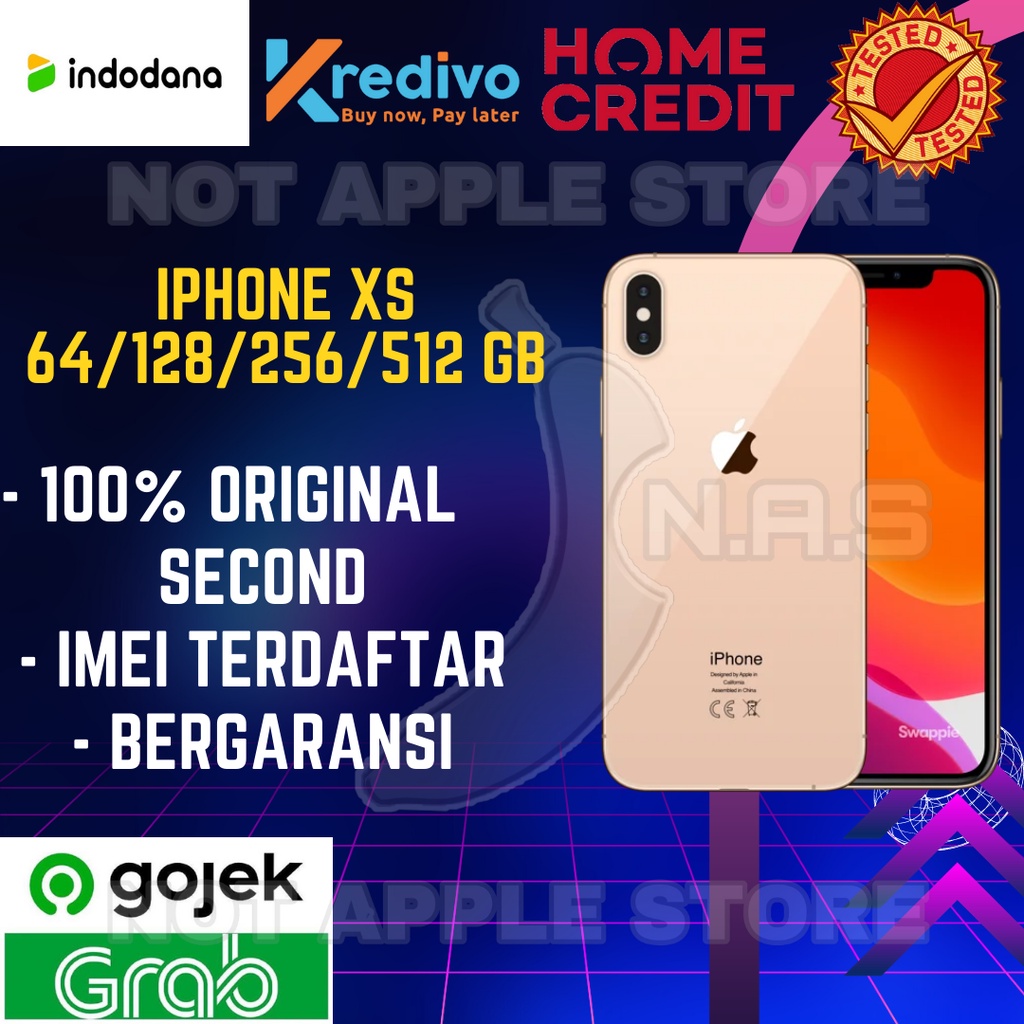 IPHONE XS 64GB 256GB 512GB SECOND FULLSET ORIGINAL