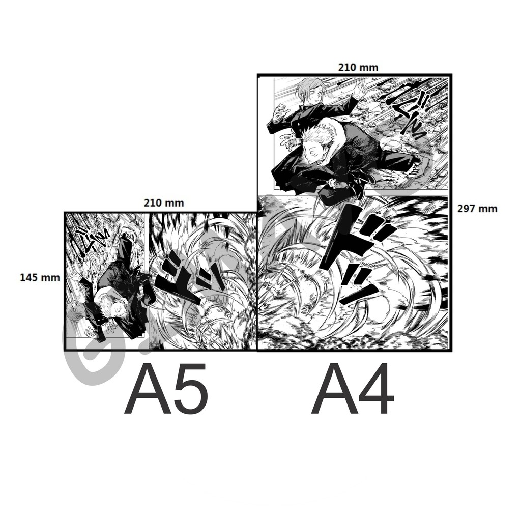 Poster Manga Wall Anime Wallpaper Dinding Komik Custom Request-2