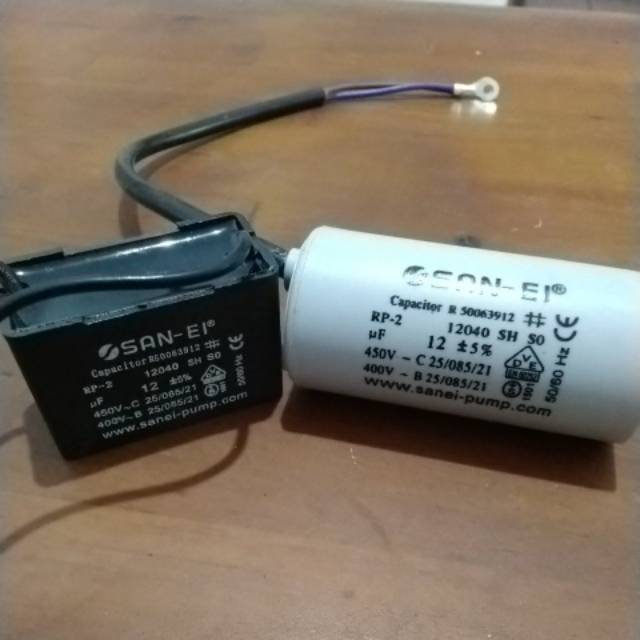 Kapasitor Pompa Air 12uπ Sanyo