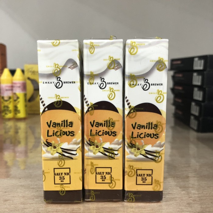 LIQUID VANILA LICIOUS SALT 35MG 15ML