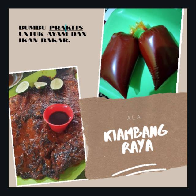 250 Gram Bumbu Ikan Dan Ayam Bakar Ala Rm Kiambang Raya Asli Masakan Padang Shopee Indonesia