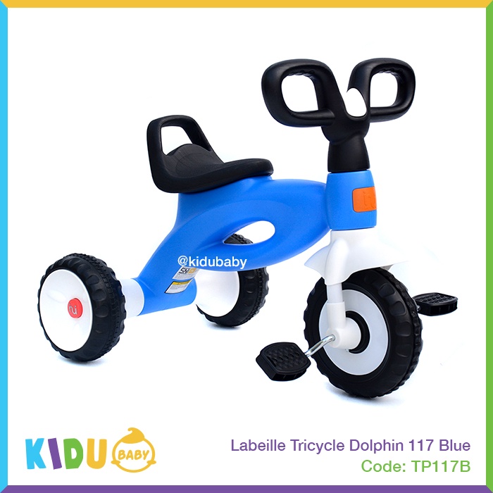 Labeille Sepeda Pedal Roda Tiga Anak Tricycle Dolphin Inui Mini Bike Anak Tricycle Dolphin 117 Kidu Baby