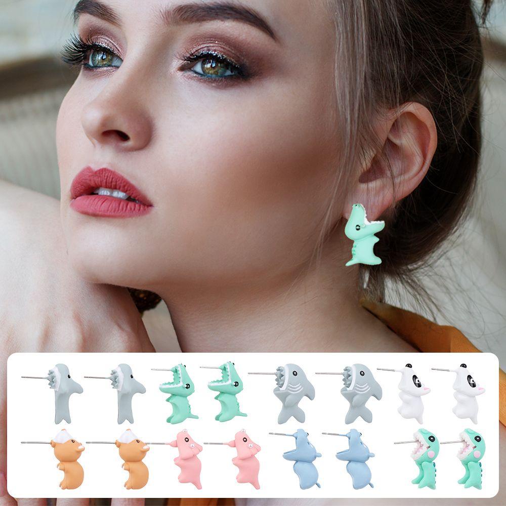 Lily Animal Bite Earring Fashion Perhiasan &amp; Aksesoris Handmade Stud Earrings