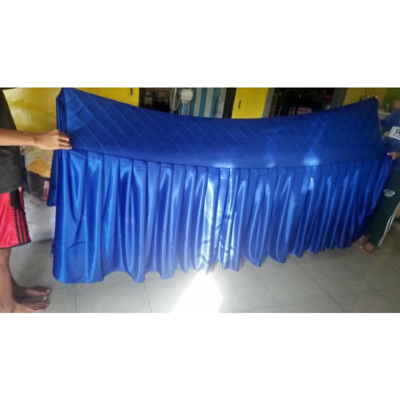 rempel meja/Sarung meja prasmanan/sarung meja catering/alas meja