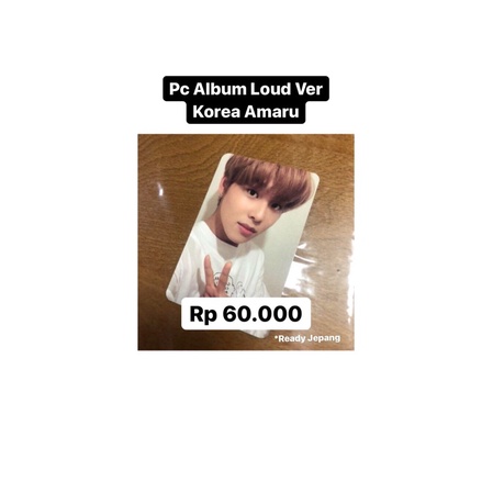 [PO Ready Japan 🇯🇵] PC Album Korea Loud Team Jyp Amaru