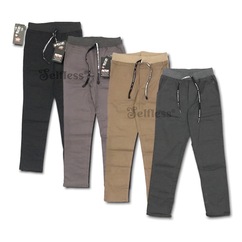 (COD) Celana Cinos Pinggang Karet (RIPPED) Cocok Kerja,Harian, Nongkrong (RIP PANJANG)