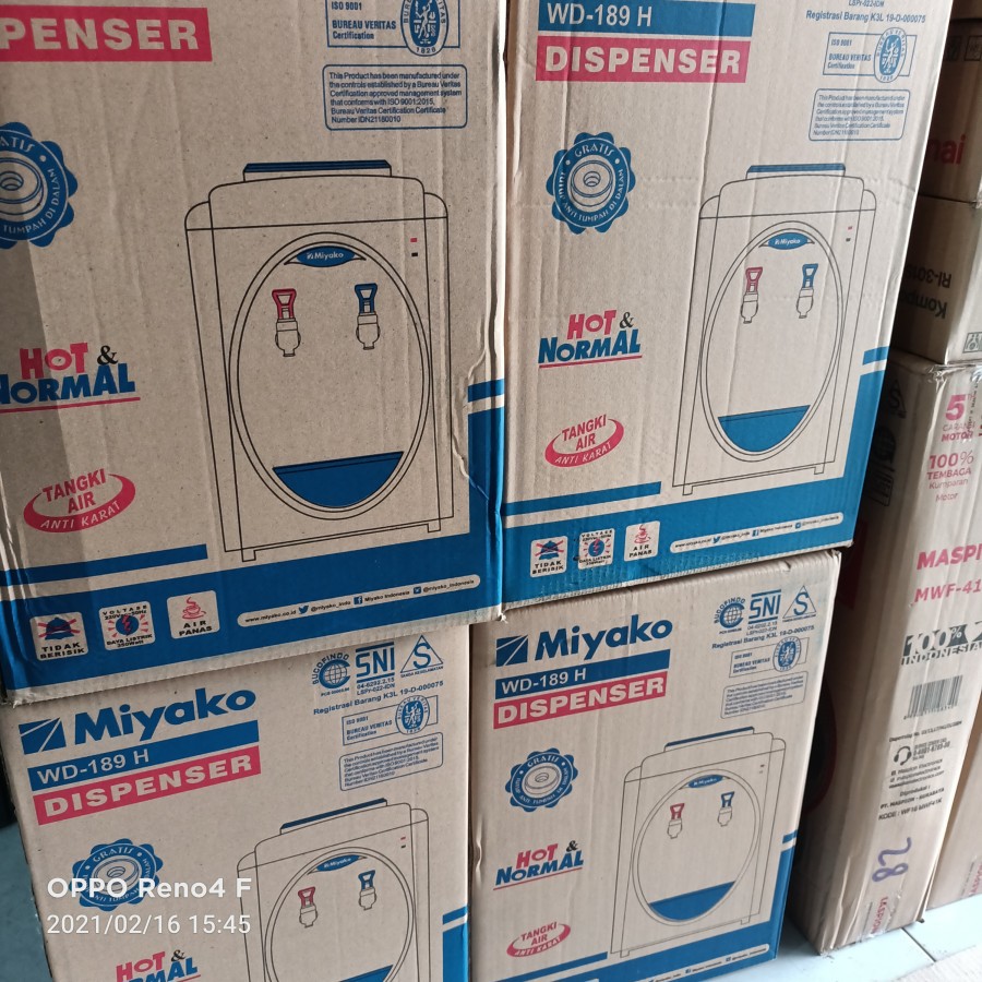 Dispenser Miyako WD189h Hot and Normal / Myiako Dispenser WD-189H