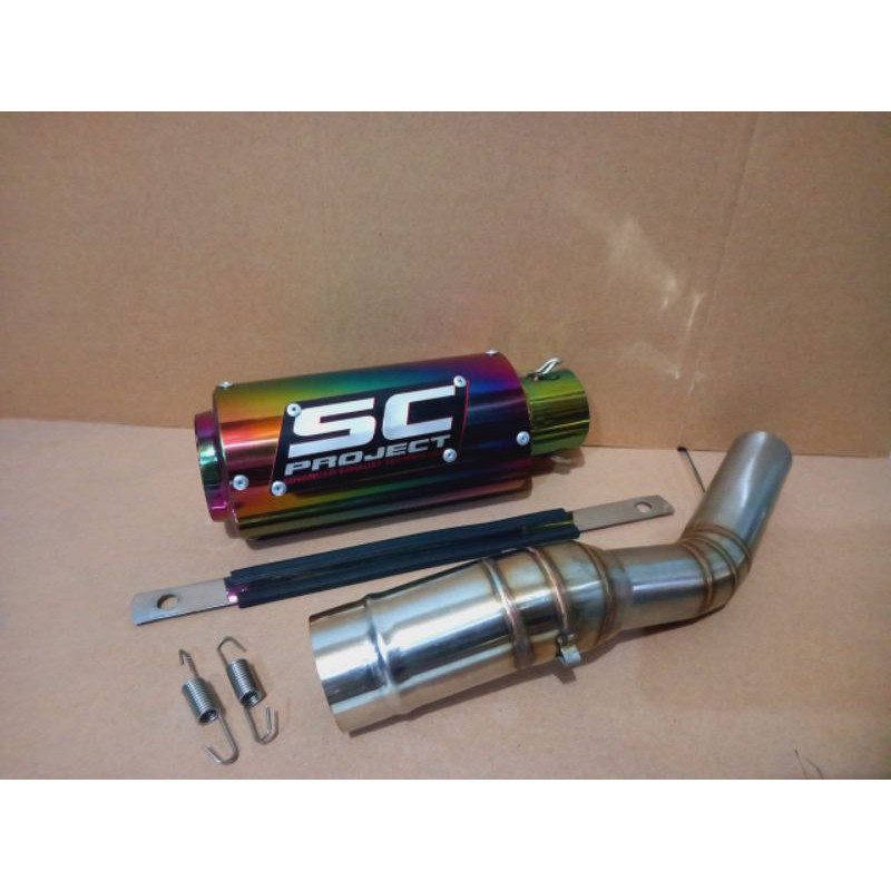 KNALPOT SC PROJECT SLIP ON CBR150R CB 150R NEW CBR150R FACELIFT CBRK45LOKAL CBR250R CBR250RR SLIP ON