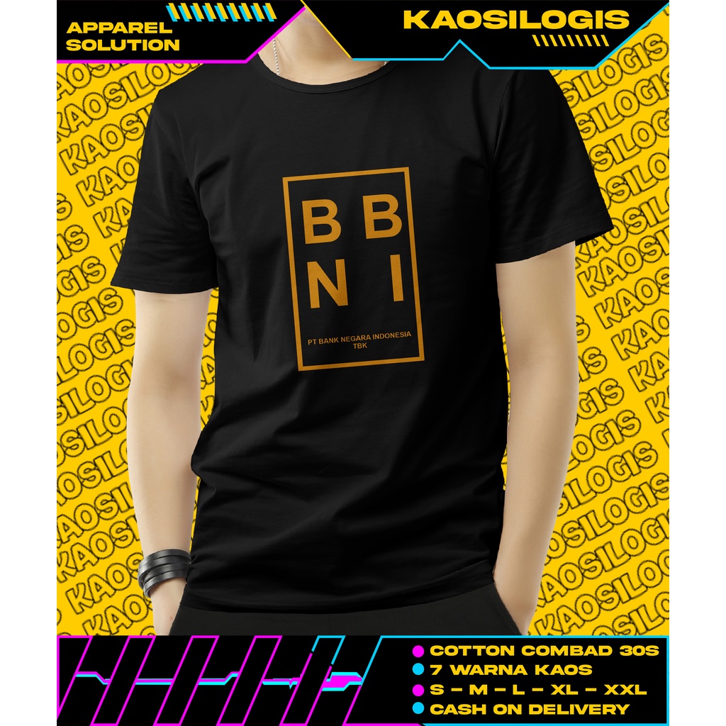 Kaos Saham Bank BNI Indonesia - Kaosilogis
