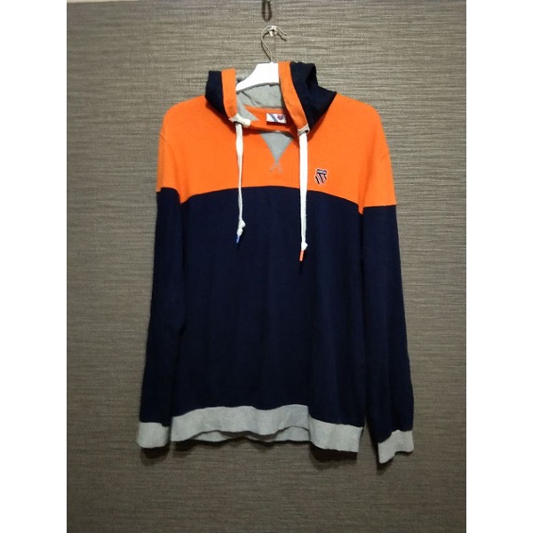 hoodie K Swiss two tone hoodie import original