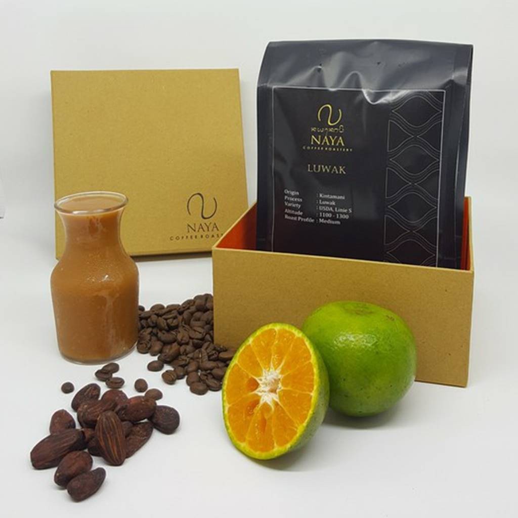 

Kopi Luwak Arabika Kintamani Bali (Arabica Luwak Coffee) 100 gram - Naya Coffee Roastery