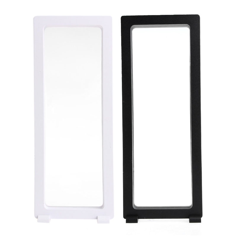 Gro Gemstone Stand Floating Frame Membran Cincin Anting Kalung Display Holder