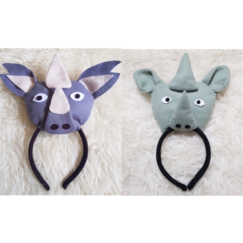 Bando Badak Cosplay Rhino Kostum Badak Kostum Karakter Binatang Cosplay Hewan