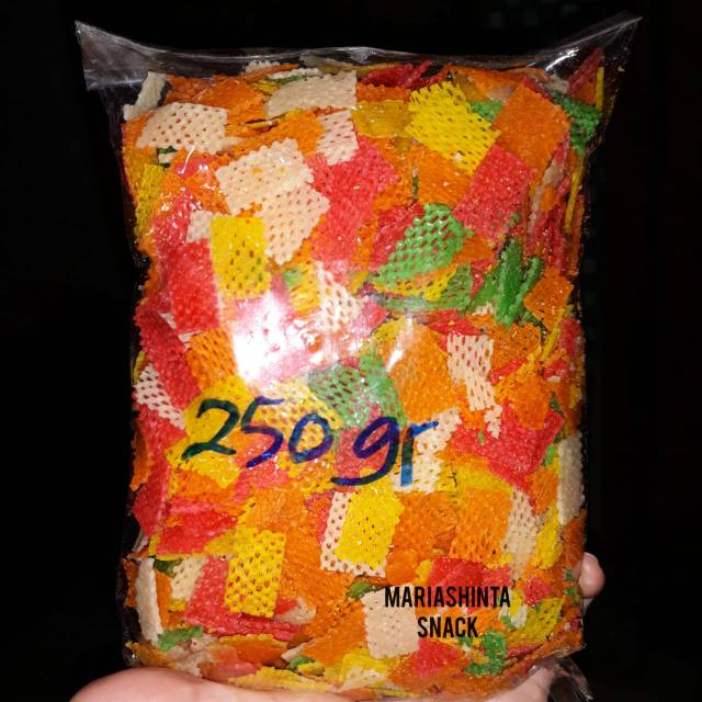 

250g Kerupuk Taro Warna Mentah 250 g