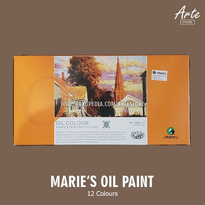 

Hari Ini Cat Minyak - Maries Oil Color Set 12 Warna Terbatas