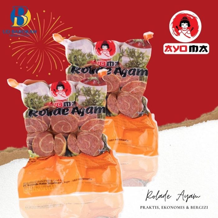 

Ayoma Rolade Ayam 225 Gram . (BAROKAH FROZEN FOOD)