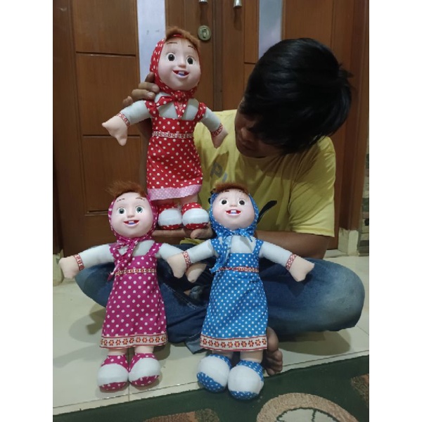 Boneka Marsha terbaru/mainan anak perempuan bahan halus dan lembut