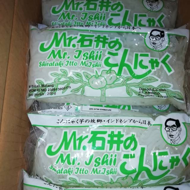 

Mie Shirataki basah/Mie diet