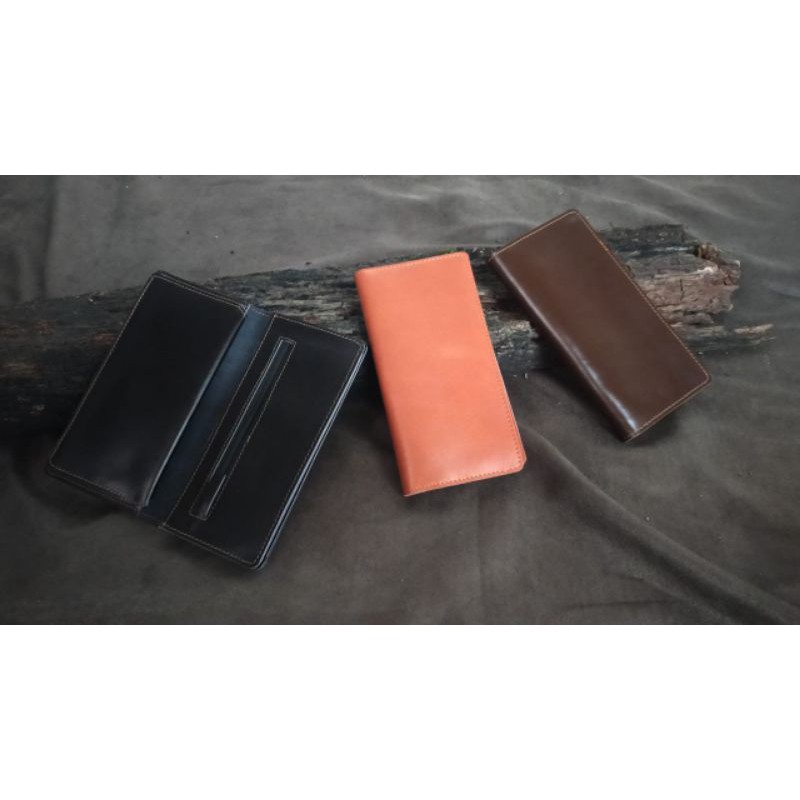 Dompet Panjang Bilfold Kulit Sapi Asli