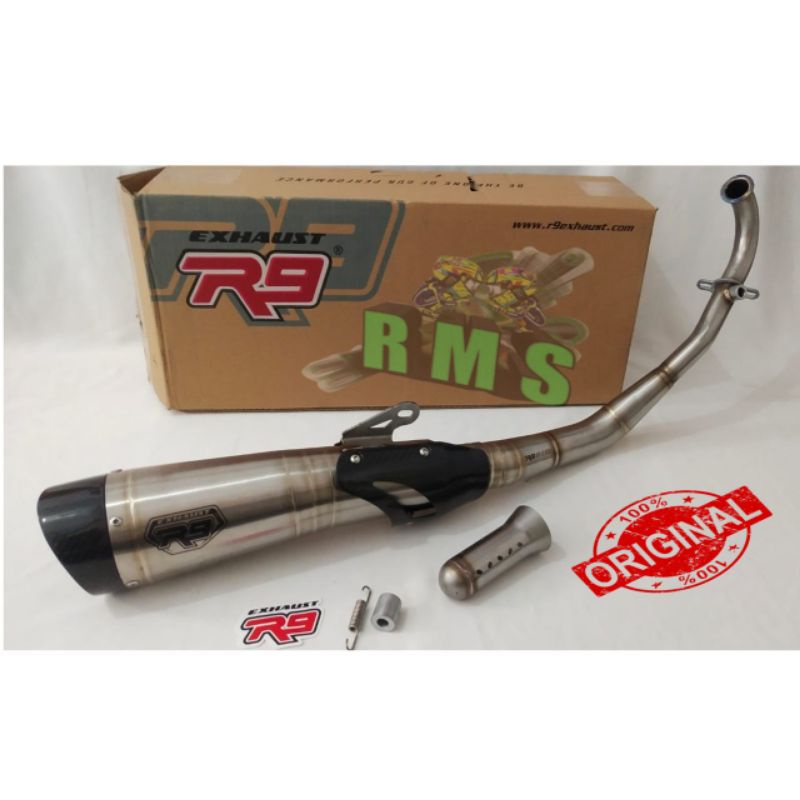 KNALPOT R9 H2 PCX 160 / PCX 150 KNALPOT RACING R9 H2 SS PCX160 VARIO160 FULLSYSYEM