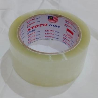 

1 Dus Lakban Bening 2inch merk Kyoto 90y - Putih ---Termurah---