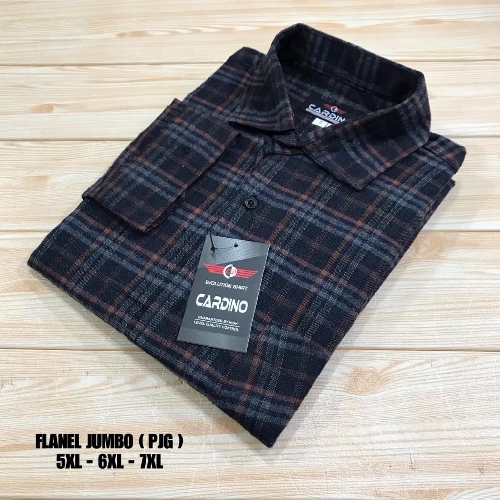 KEMEJA FLANEL PRIA PREMIUM DISTRO JUMBO BIG SIZE [BISA COD] flanel jumbo XXL XXXL XXXXL lengan panjang pria/ import motif ter baru distro