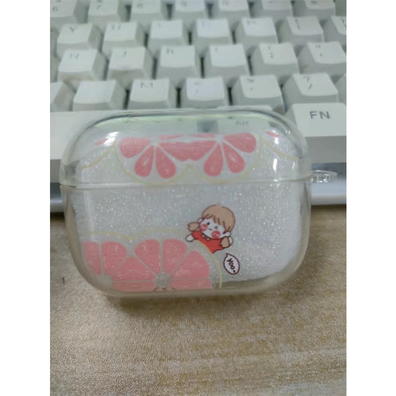 Soft Case TPU Transparan Motif Kartun Cover Airpods Pro