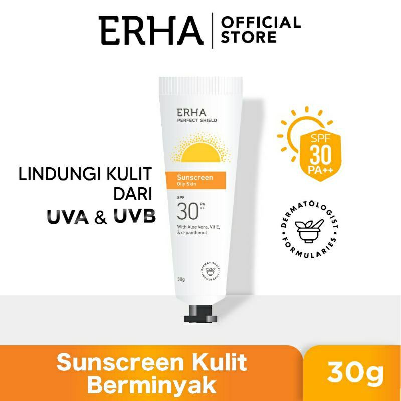 ERHA Perfect Shield Normal to Oily Skin SPF30/PA++ - Sunscreen Kulit Berminyak