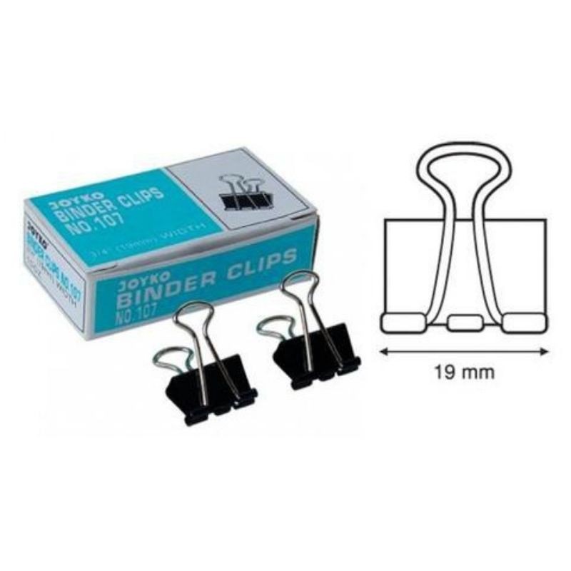 

Binder Clip Joyko 107 / Klip Penjepit Kertas (Lusin)