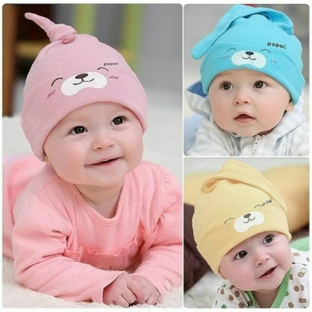 Topi Bayi Cute Trendy Nyaman Untuk Baby Anda Shopee Indonesia