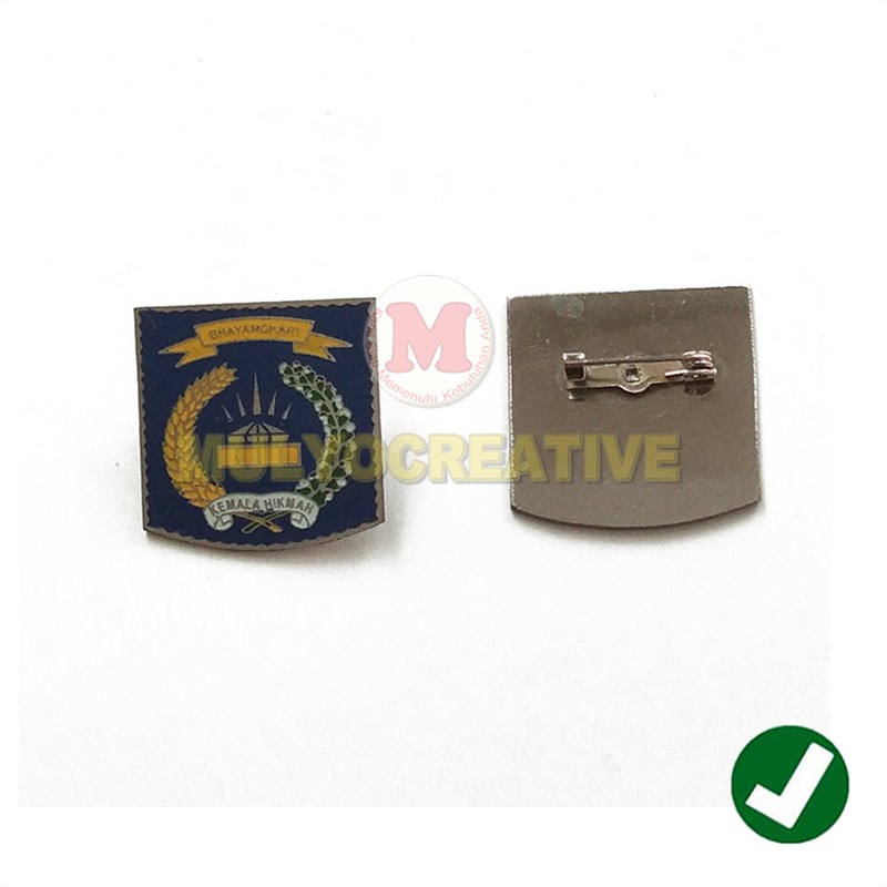 Pin Bhayangkari - Lencana Logo Custom