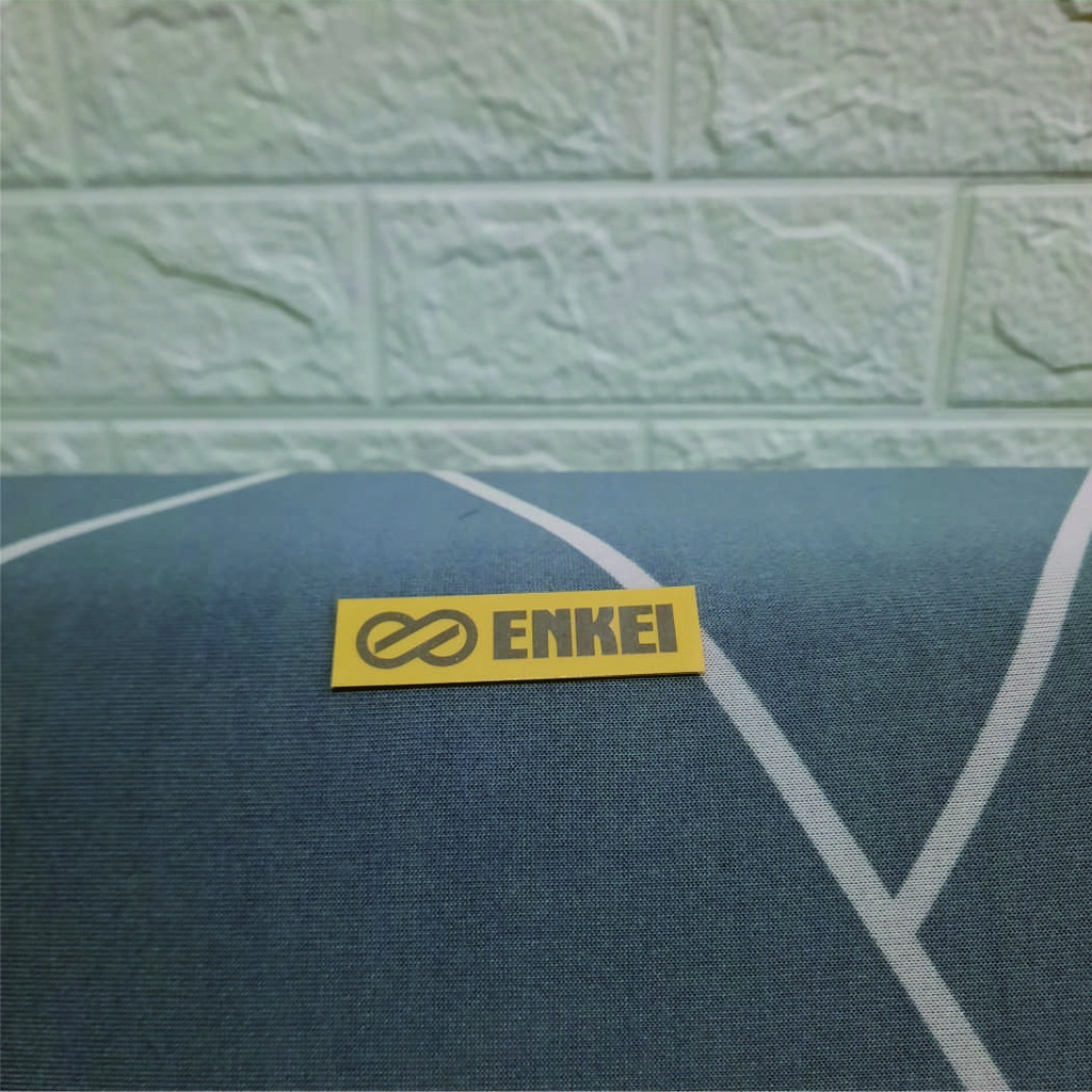 sticker motor logo enkei