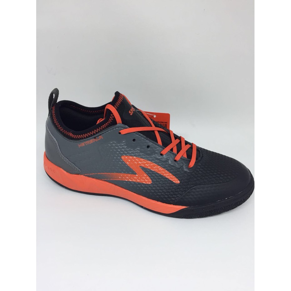 Sepatu futsal specs original Metasala Musketeer Black orange new 2018