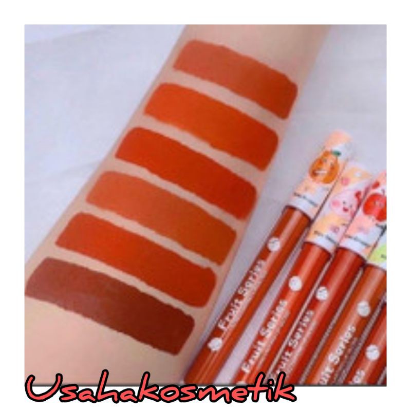 PROMO LIP GLOSS MATTE KISS  BEAUTY FRUIT SERIES 6 WARNA NO.70043-03