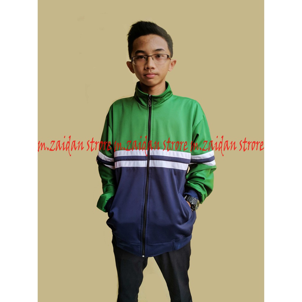 Jaket  Tracktop Ellese Premium Green/Navy