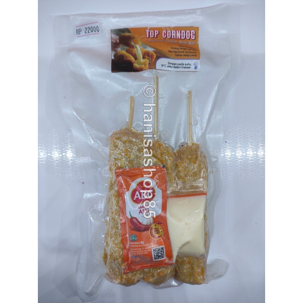 

Top Corndog Sosis isi 3pcs