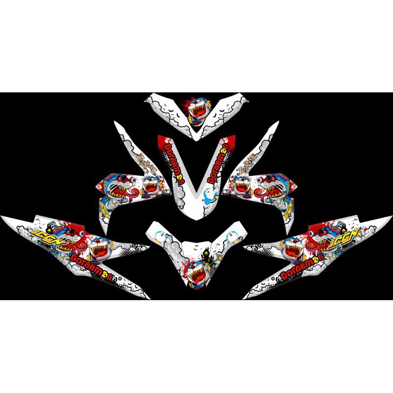 STICKER DECAL NEW BEAT ESP-BEAT STREET 2020 DORAEMON