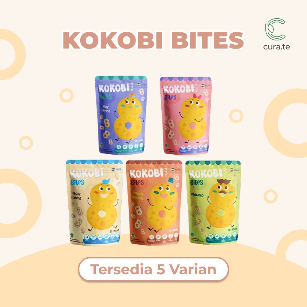 ABE FOOD KOKOBI BITES BISKUIT BERAS | SNACK CEMILAN ANAK BAYI SEHAT