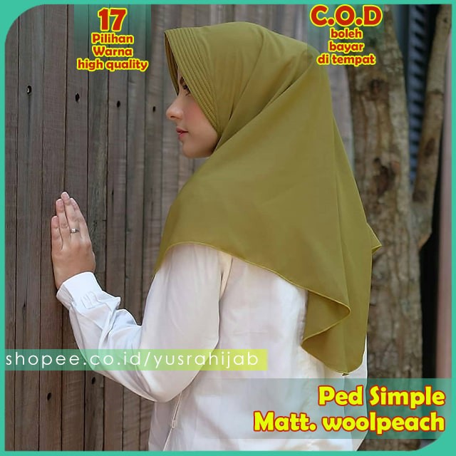 PROMO !!! Hijab Jilbab Instan Kerudung Polos Bergo Syria Basic Zaida Instant Murah Terbaru CVH-6
