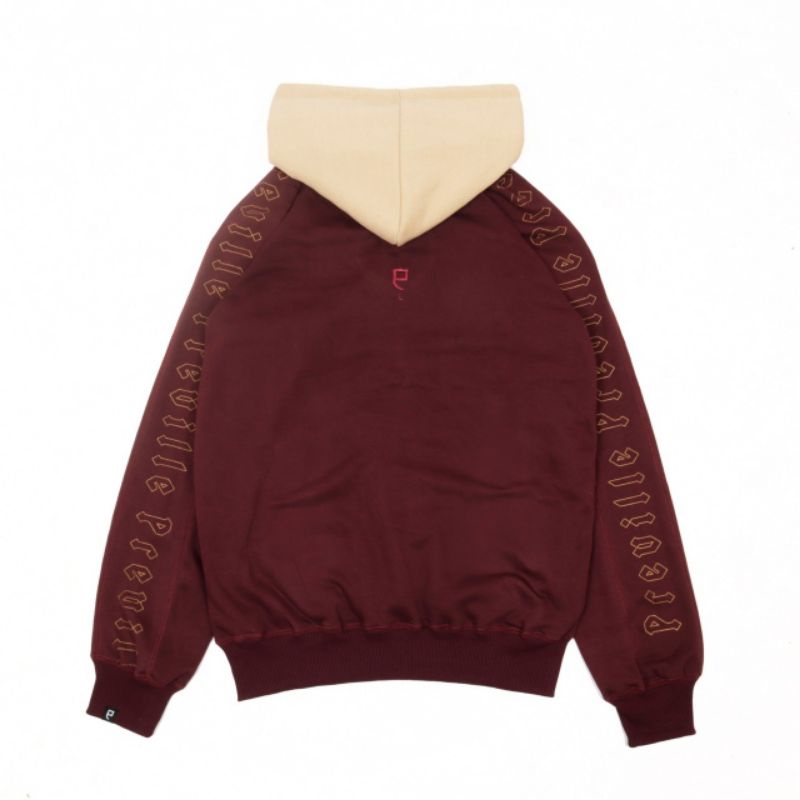 SWEATER HOODIE ORIGINAL PREVILLE SIDEHAND MAROON AUTHENTIC (BESTSELLER)