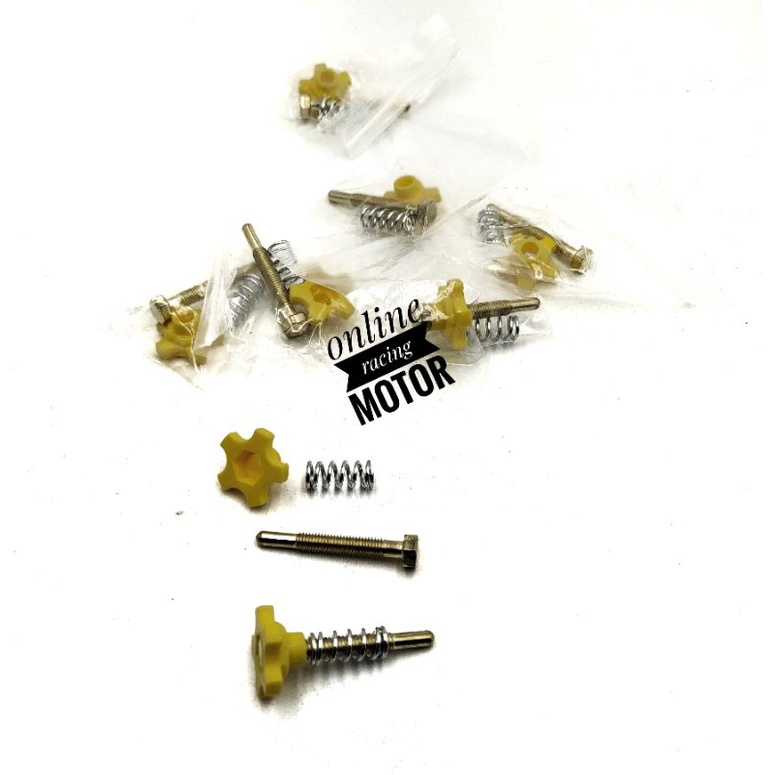 stelan angin karburator pwk pe 24 26 28 jarum air screw Keihin sudco plus per