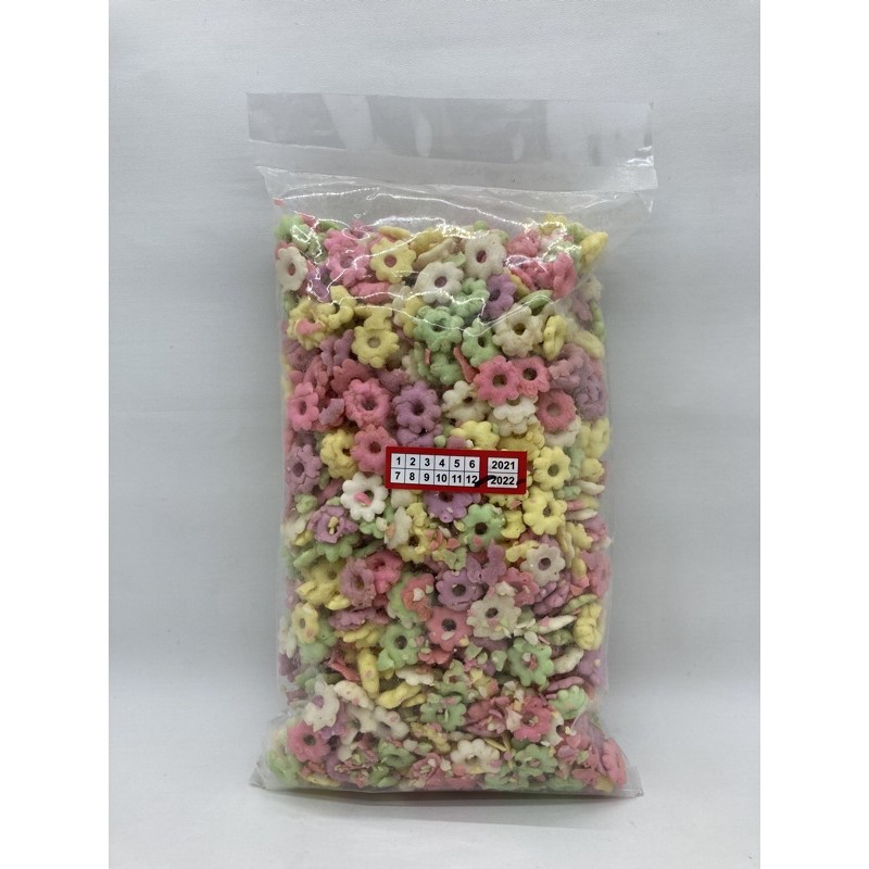 

Camilan Bunga Warna Warni 350g