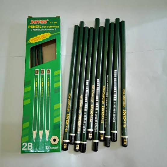 

Pensil 2b joyko per pack isi 12