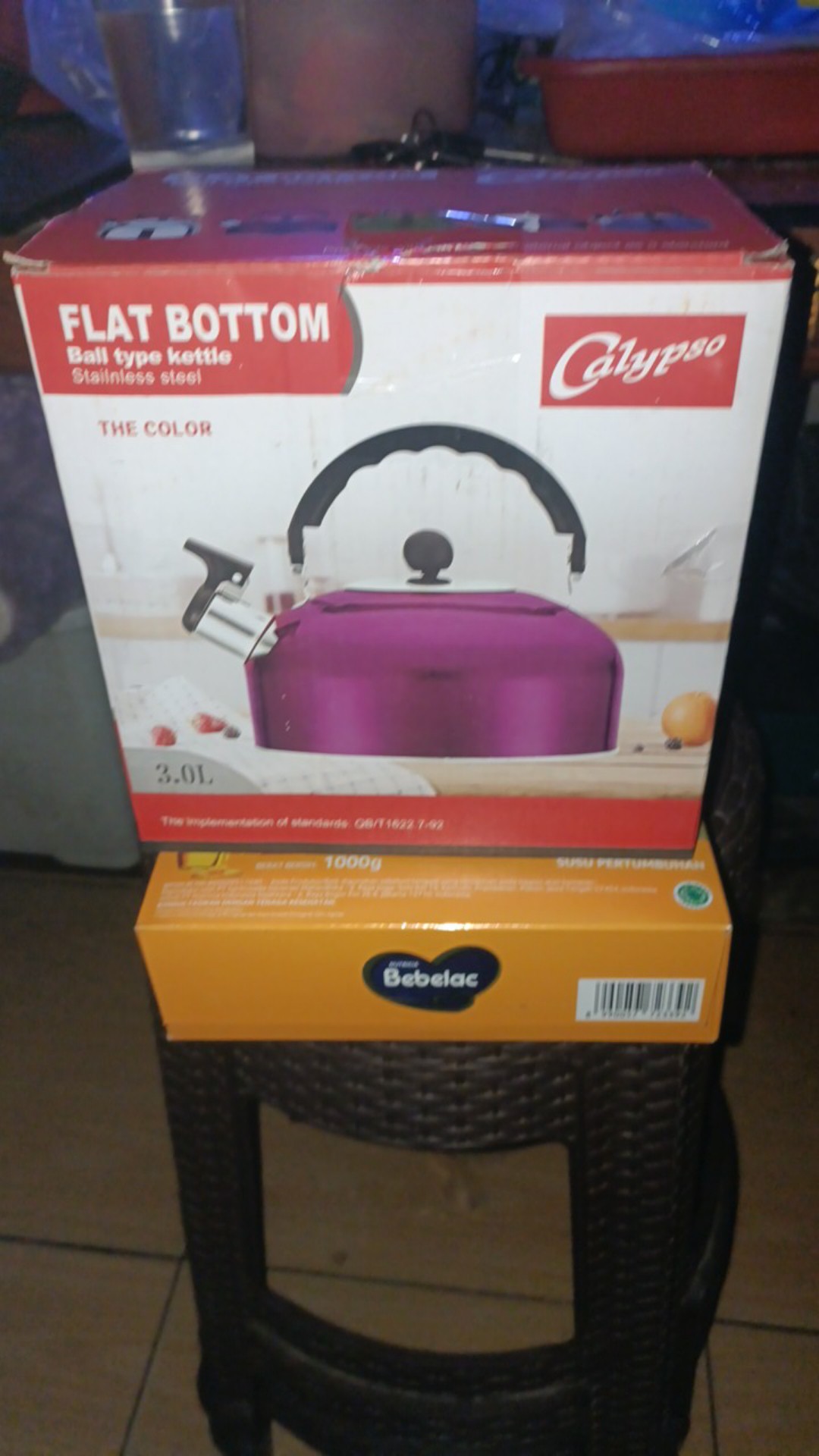 Teko Siul 3 Liter Stainless - Teko Bunyi Pemanas Air - Random Color