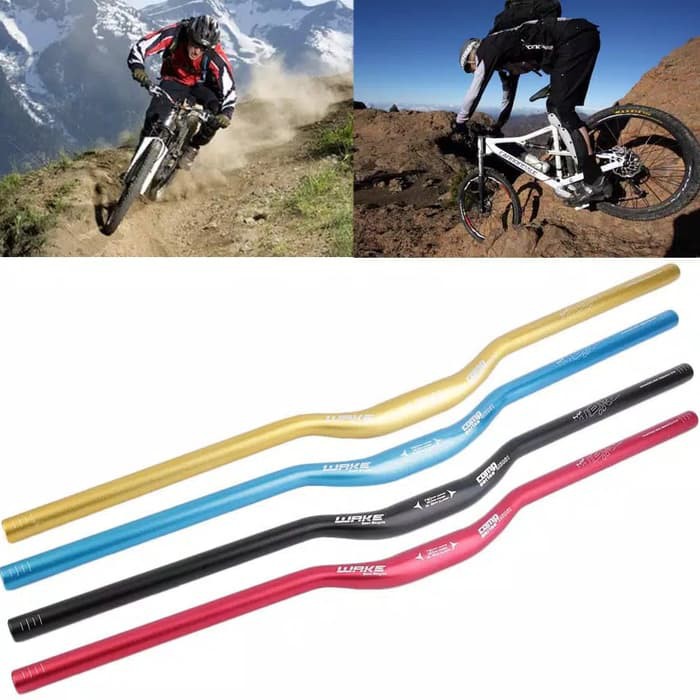 Handlebar WAKE 780 mm Riser 30 Alloy Stang Sepeda MTB