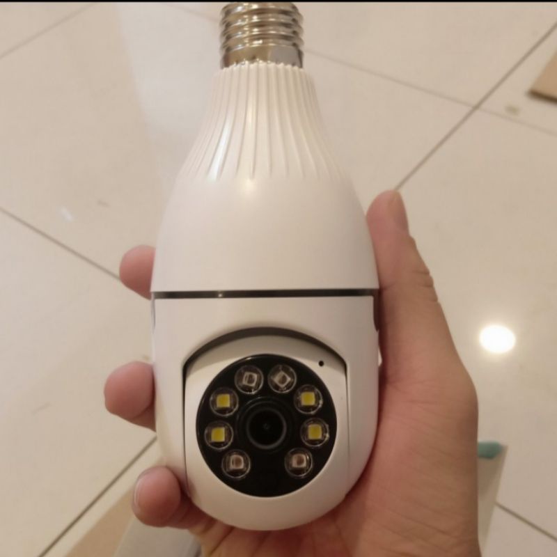 Ip camera bohlam ptz 360 colorvu 5mp aplikasi icsee