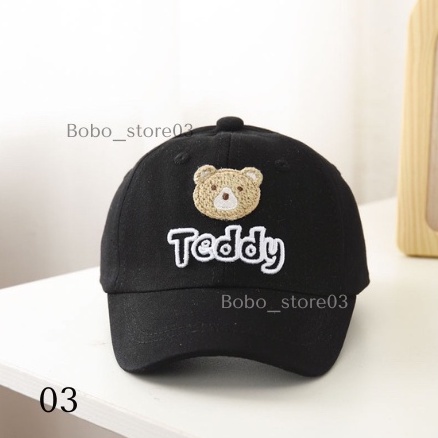 Topi Anak Baseball Unisex last Bear - Omg - Kucing kacamata - Boy Usia 2-8 tahun Hight Quality